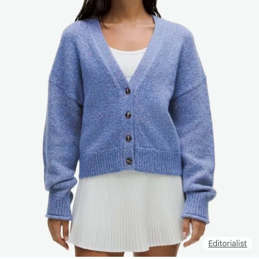 Blue Cardigan Lululemon